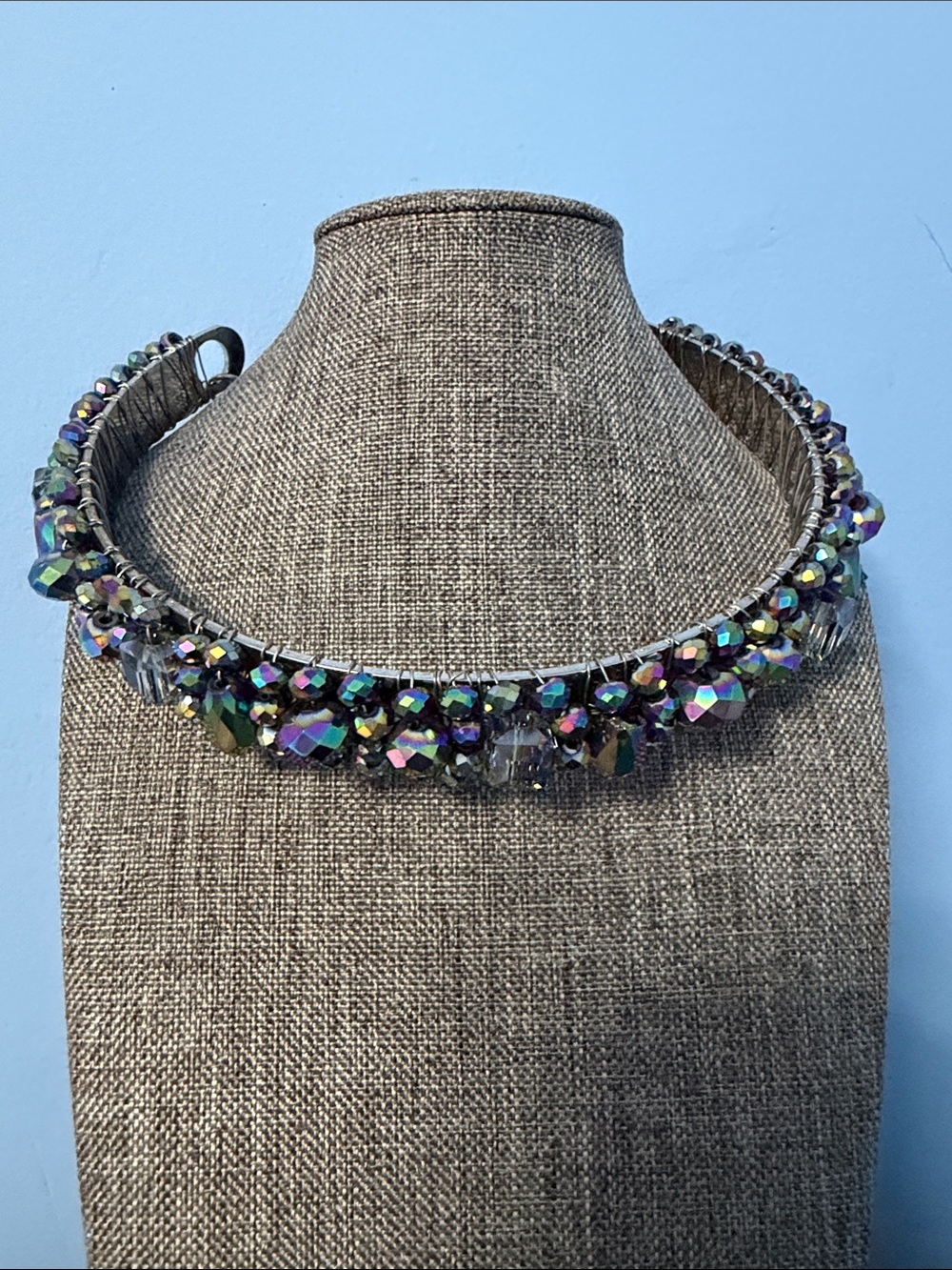Sassy Jones Rochinda Crystal Choker Necklace - Multicolor